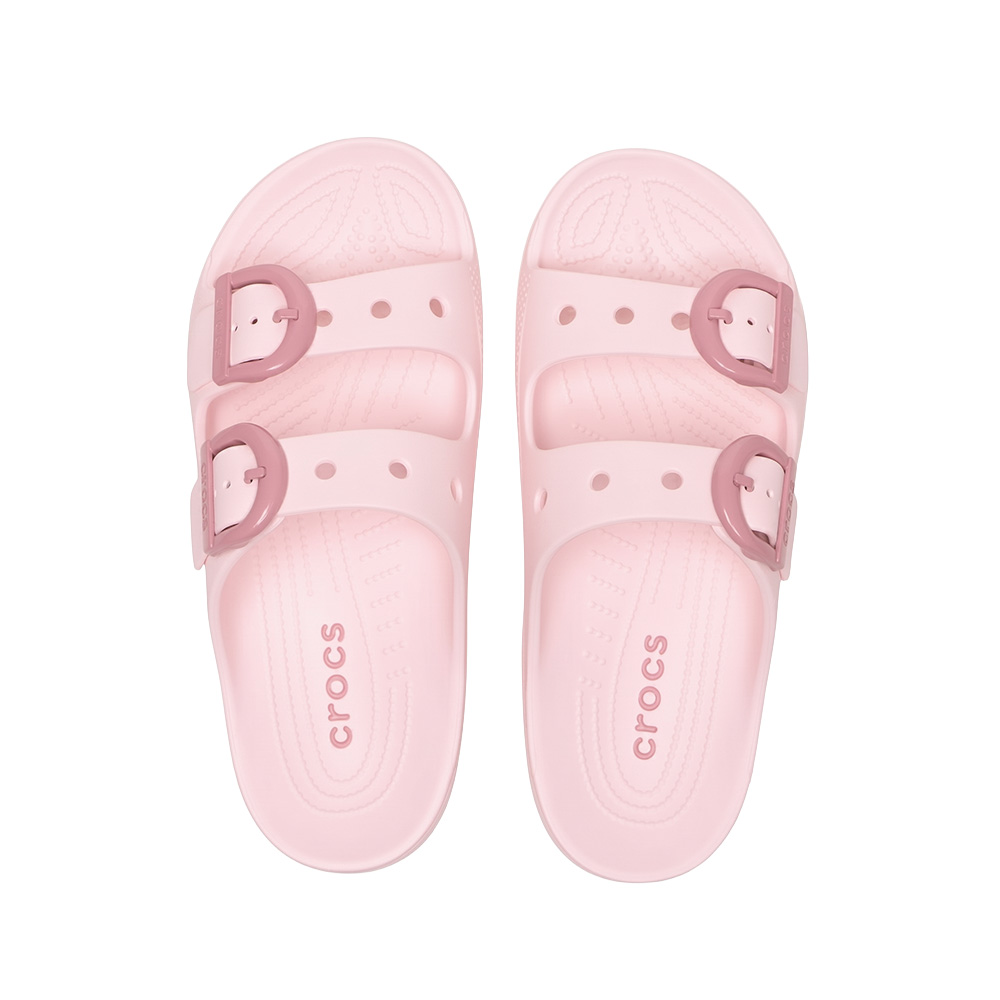 crocs（クロックス） サタデー エナメル バックル サンダル crocs