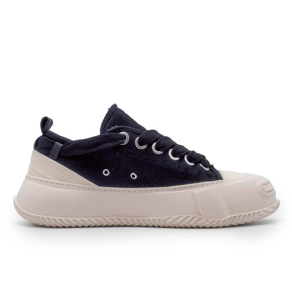 ディストーション ブロック ロー DISTORTION BLOCK LOW Black/White