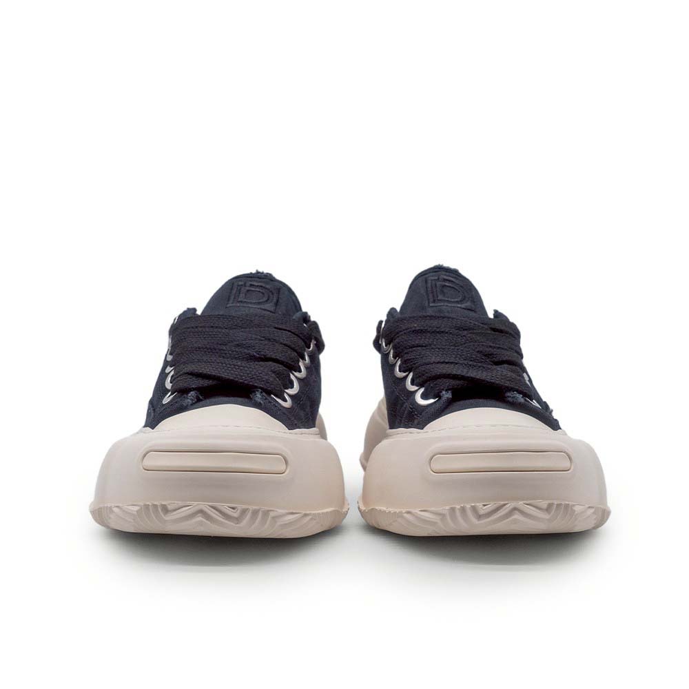 ディストーション ブロック ロー DISTORTION BLOCK LOW Black/White
