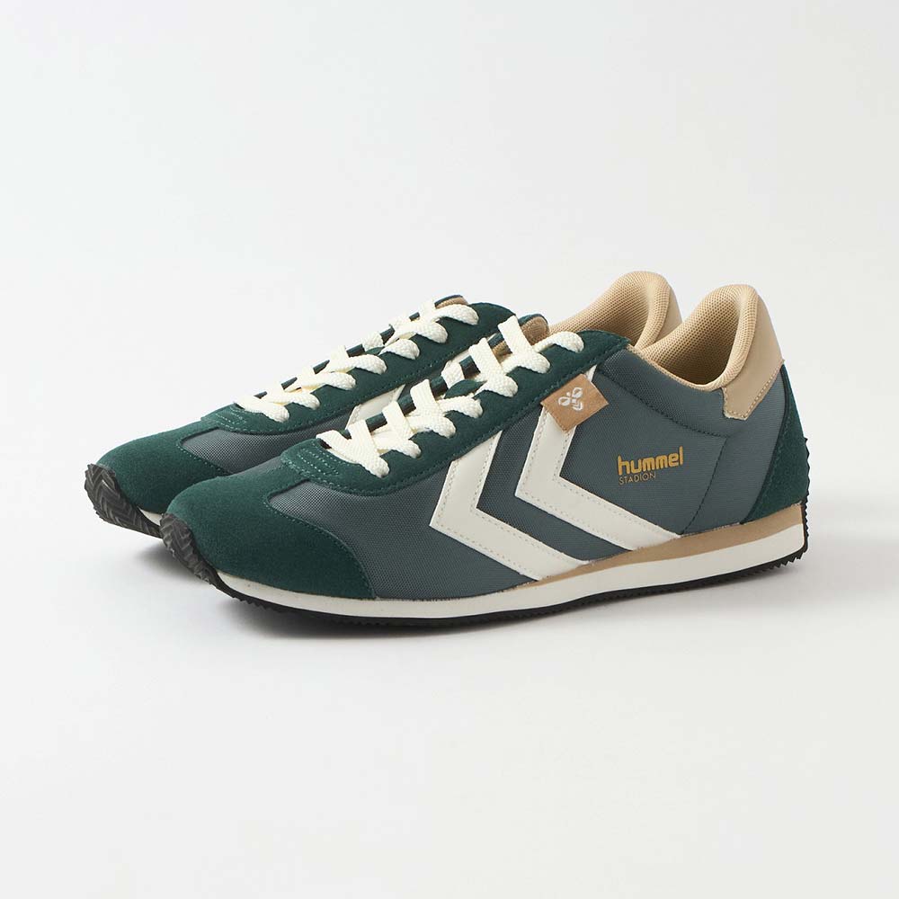 hummel ヒュンメル STADION NYLON DARK GREEN メンズ レディース