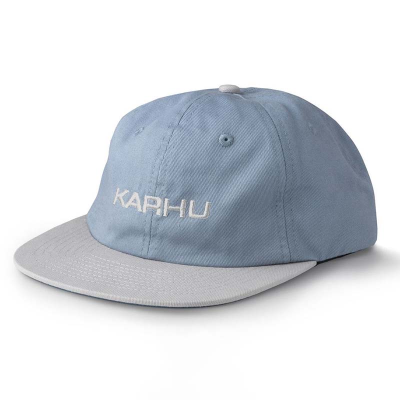 カルフ ロゴ キャップ KARHU LOGO CAP ブルーフォグ/ライトグレー メンズ 帽子 KA0149001｜bostonclub
