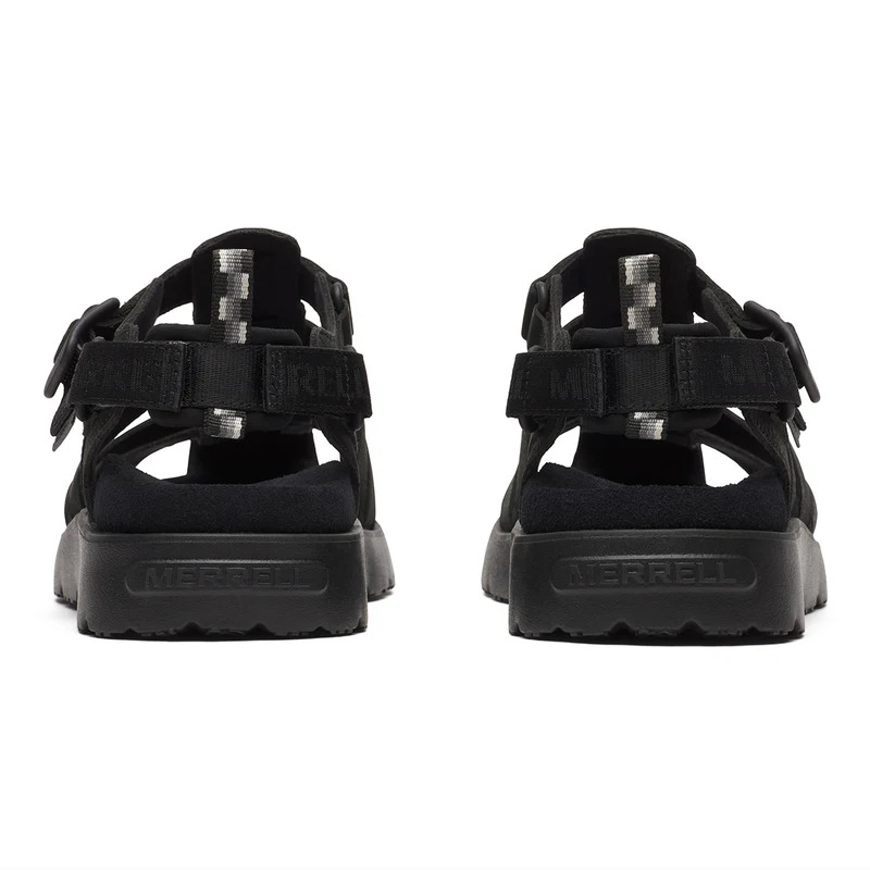 MERRELL ブラック サンダル メレル MERRELL MERRELL FLEUR FISHERMAN（メレル フルール