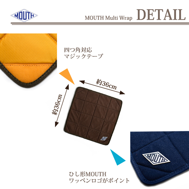 現代版風呂敷 マルチ カメラ ラップ 包む 一眼レフ ミラーレス マウス カメラバッグ MOUTH MULTI WRAP カメラケース レンズ  ゲーム機 ipad MMW14037