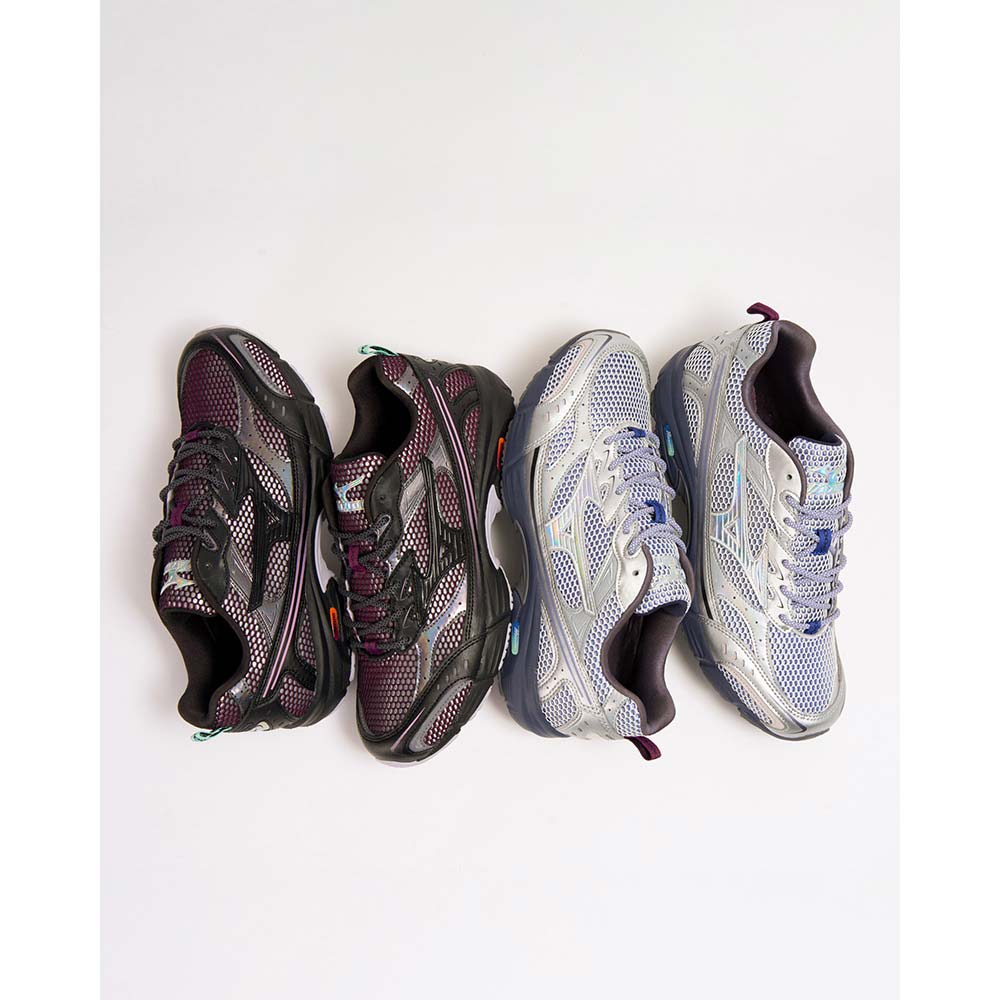 MIZUNO（ミズノ） MIZUNO MXR ホワイト×シルバー×パープル メンズ