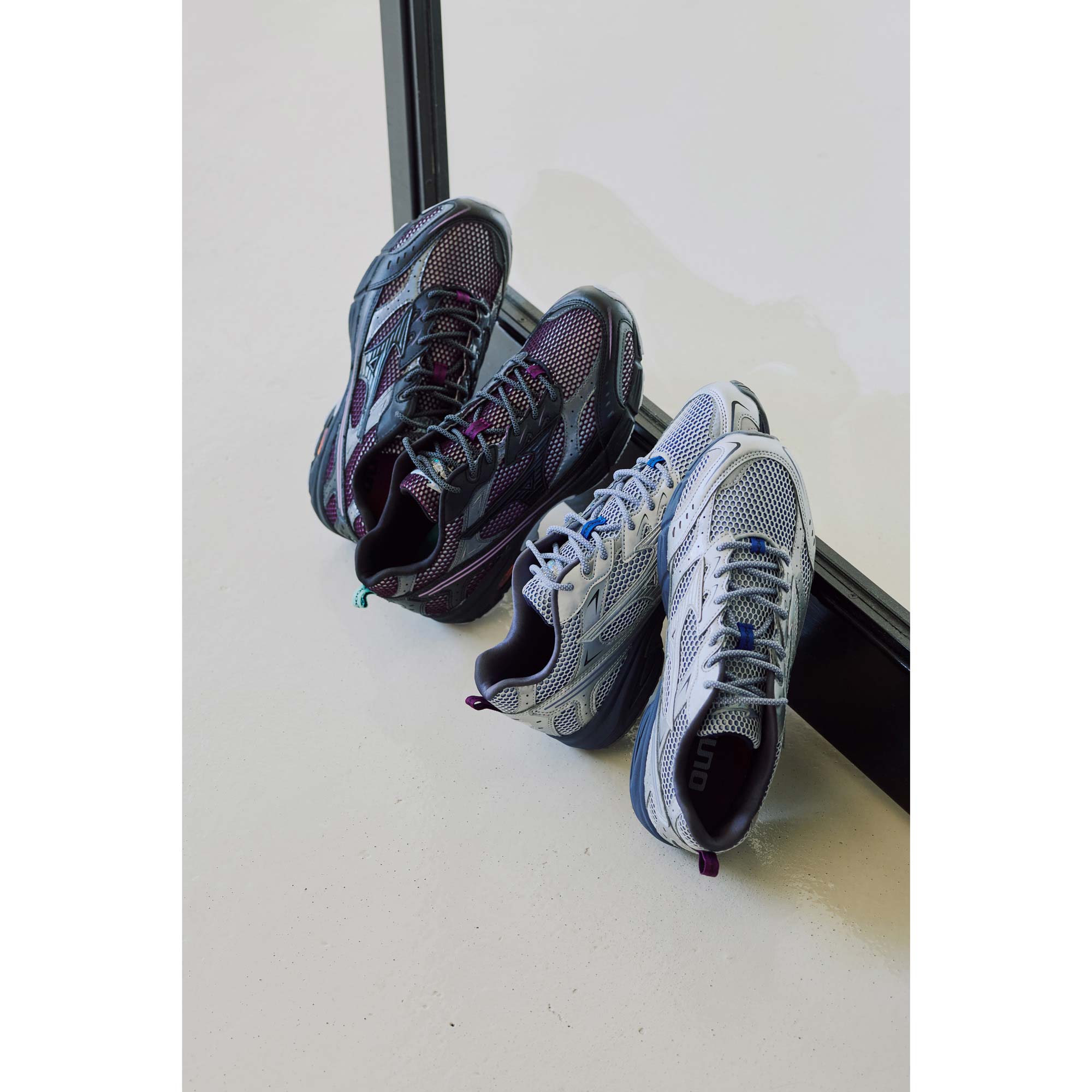MIZUNO（ミズノ） MIZUNO MXR ホワイト×シルバー×パープル メンズ
