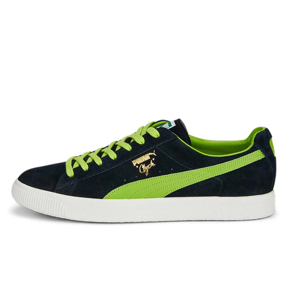 プーマ クライド クライドジラ MIJ PUMA CLYDE CLYDEZILLA MIJ PUMA NAVY-LIME SMASH メンズ スニーカー MADE IN JAPAN 394614-02