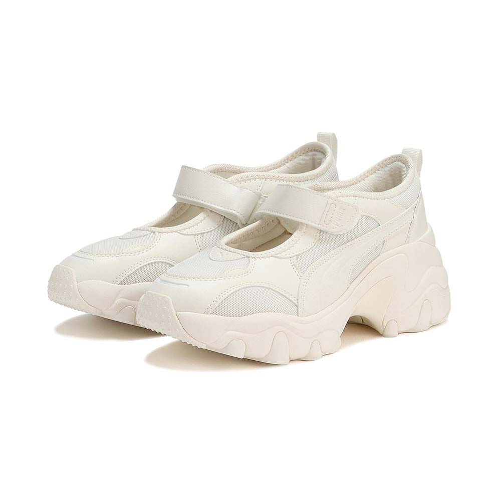 プーマ パルサー ウェッジ サンダル ウィメンズ PUMA PULSAR WEDGE SANDAL WNS WARM WHITE-PUMA SILVER レディース サンダル 398677-01 | PUMA | 01