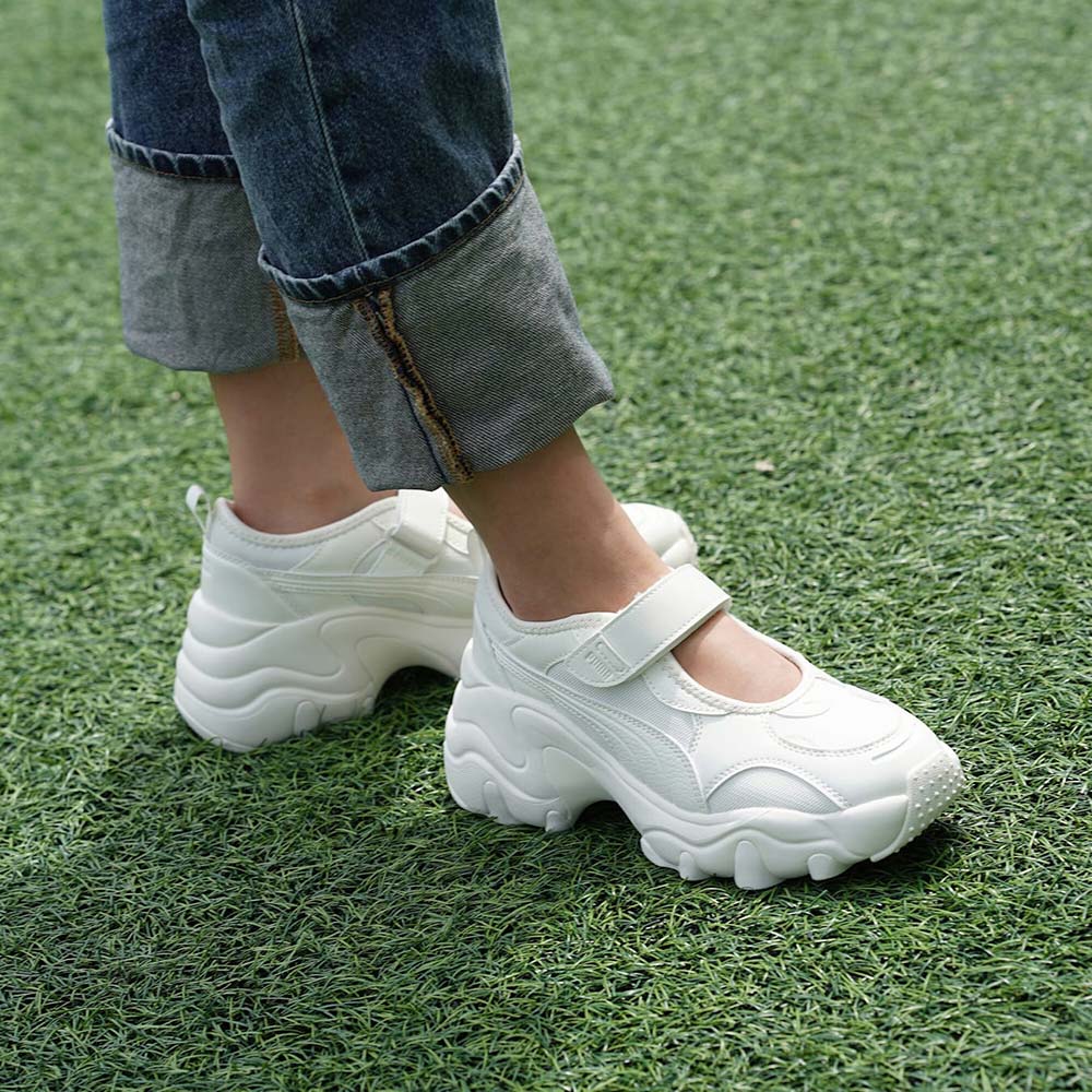 プーマ パルサー ウェッジ サンダル ウィメンズ PUMA PULSAR WEDGE SANDAL WNS WARM WHITE-PUMA SILVER レディース サンダル 398677-01 | PUMA | 10
