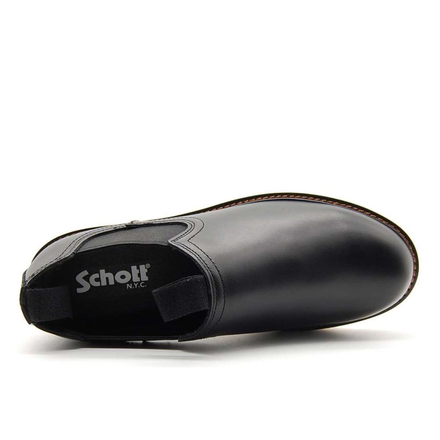 ショット サイドゴア ロー Schott Black メンズ ブーツ Made in JAPAN S23003-010｜bostonclub｜04