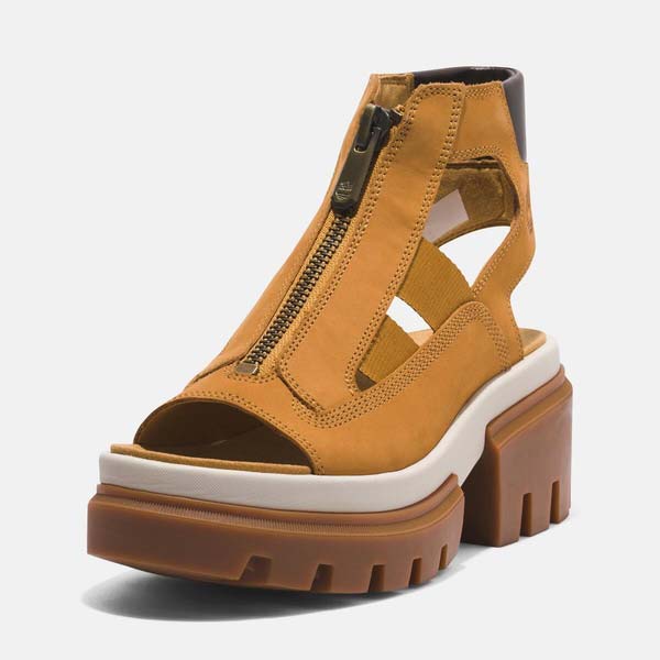 ティンバーランド エバリー グラディエーター サンダル Timberland GLANDIATOR SANDAL ウィート レディース サンダル 厚底 A634M｜bostonclub｜06