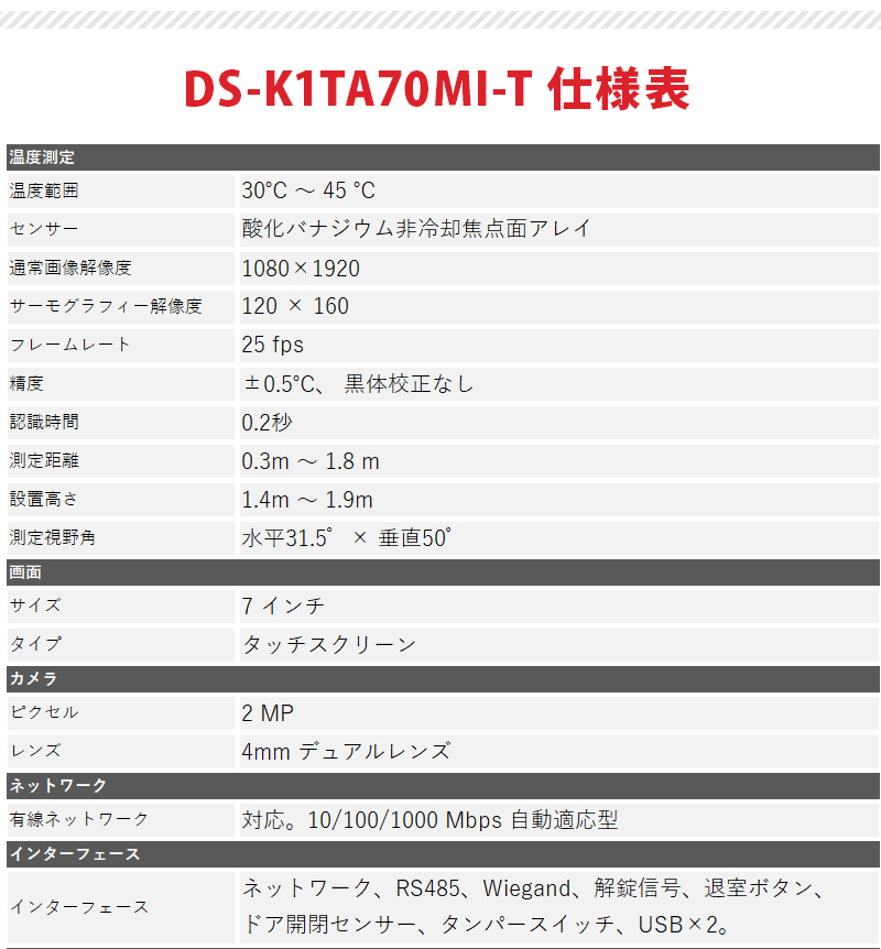 予約販売品 セール中 Ai顔認証機能付きタブレット型サーマルカメラ ポールスタンド 安定板付き Ds K1ta70mi T Hikvision 3年保証 50 Off Iri Aiou Edu Pk