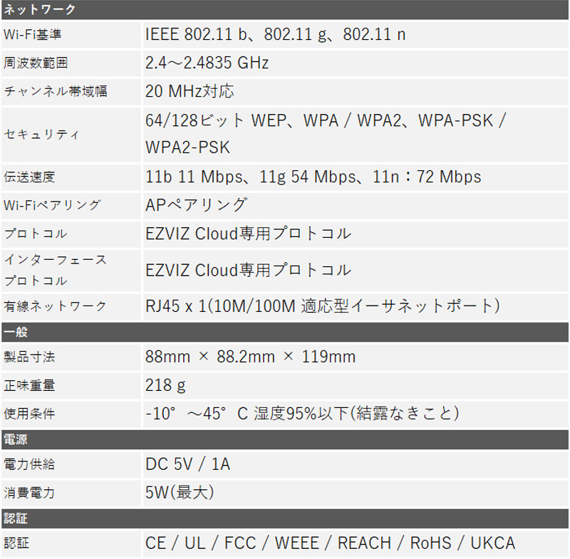 見守りカメラ 400万画素 高画質 ペットカメラ Webカメラ 防犯カメラ 遠隔監視 Wi-Fi 簡単設定 CS-H6c2k｜bouhan-direct｜12