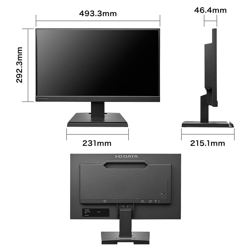 フロンティア製 21.5インチモニター JAPANNEXT 21.5インチIPSパネル搭載 フルHD液晶モニター JN