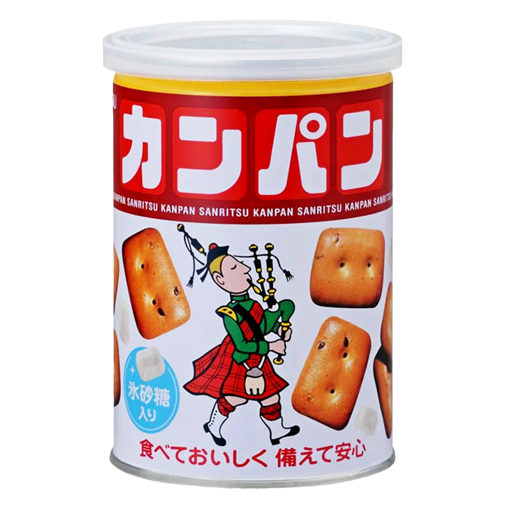 三立製菓 サンリツ 缶入りカンパン 氷砂糖入り 5年 100g