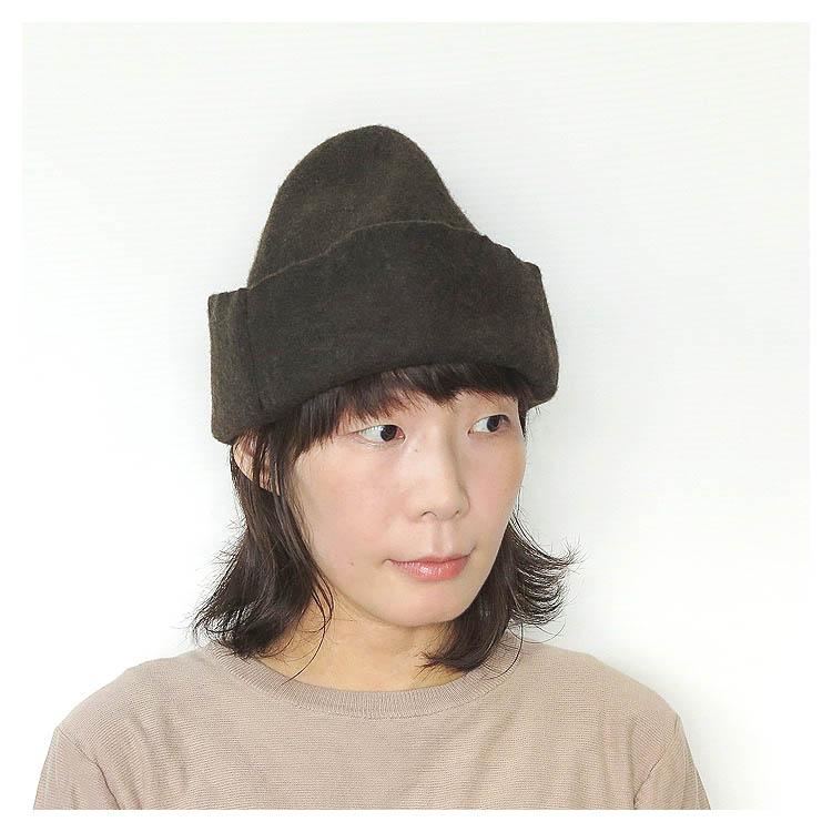 フェルトキャップ マウンテン ウール 秋冬 日本製 : 帽子のアトリエ