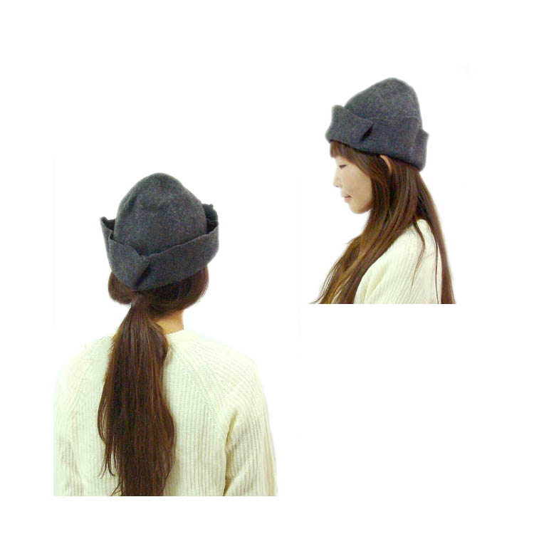 フェルトキャップ マウンテン ウール 秋冬 日本製 : 帽子のアトリエ