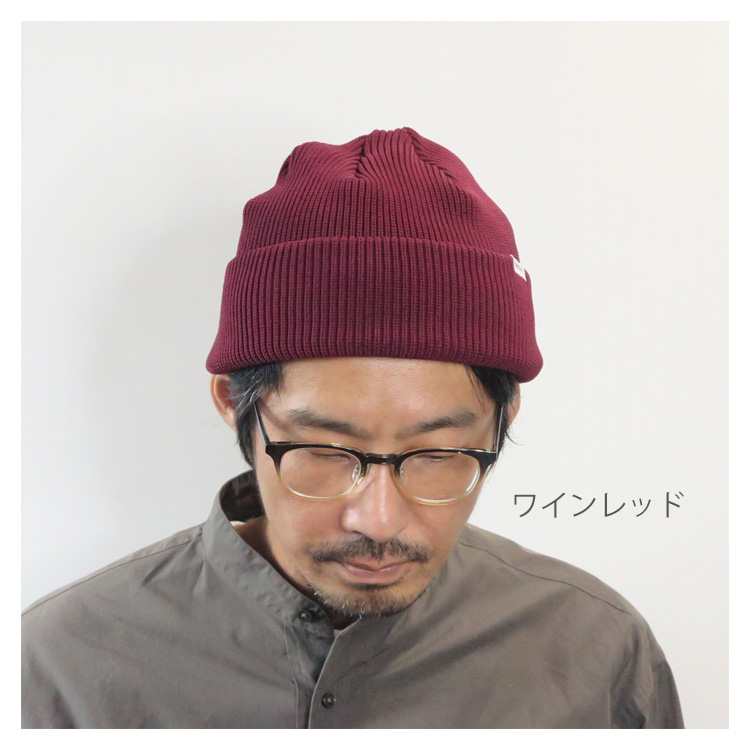 ニットキャップ リブニット帽 エコペット eco pet リサイクル
