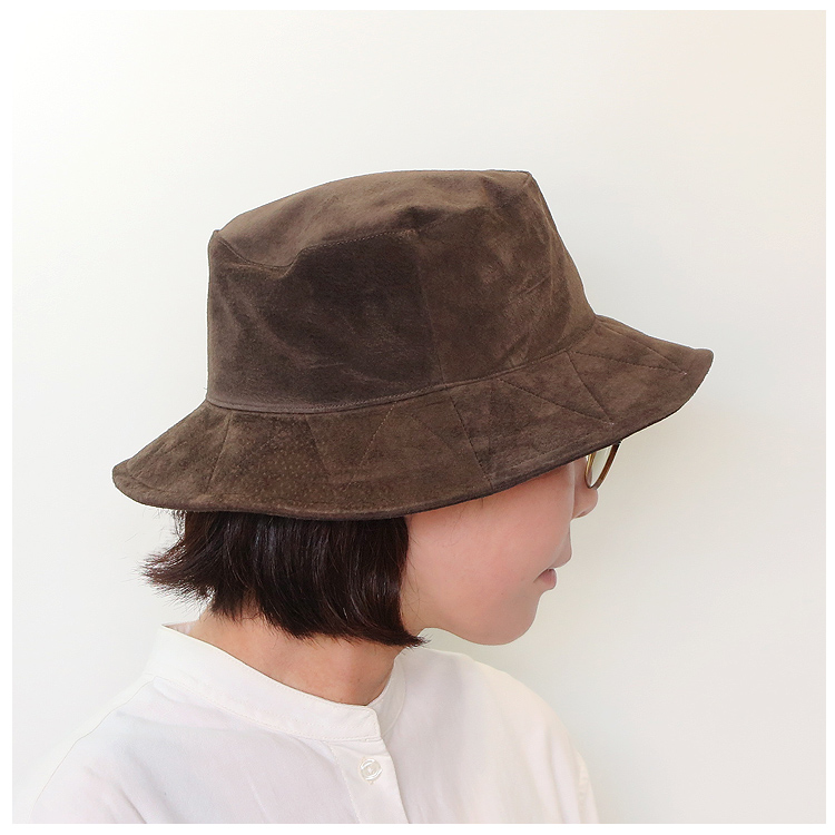 バケット バケハ メンズ レディース hat ハット 秋冬 スエード