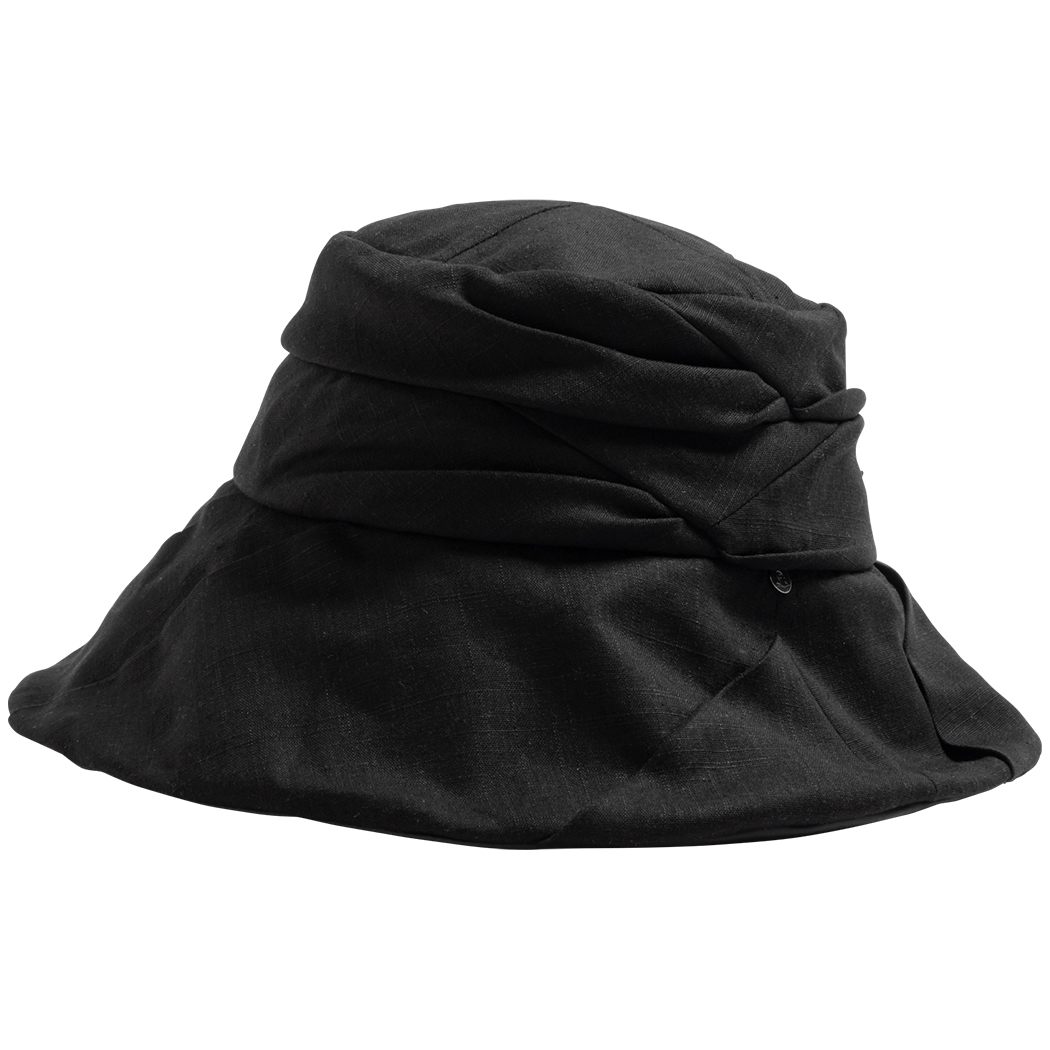 半額 帽子 レディース 大きいサイズ UVカット 遮光100％カット アゴ紐付き 飛ばない 綿麻 折...