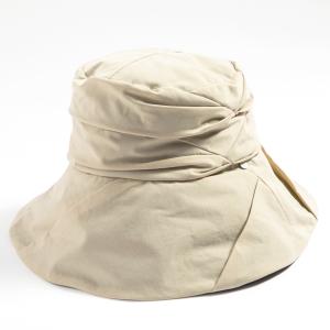 半額SALE 帽子 レディース 大きいサイズ UVカット 遮光100％カット アゴ紐付き 飛ばない ...