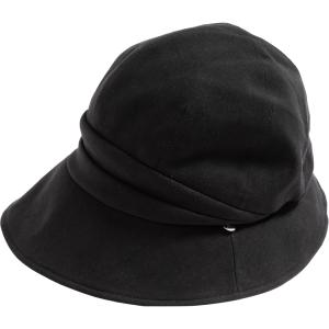 半額SALE 帽子 レディース 大きいサイズ UVカット 遮光100％カット キャスケット アゴ紐付...