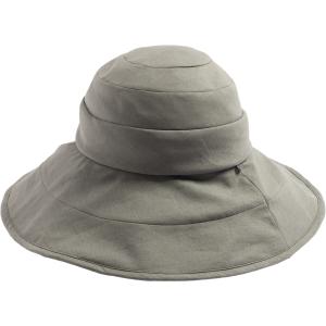 半額 SALE 帽子 レディース 大きいサイズ 母の日 UVカット 遮光100％カット アゴ紐付き ...