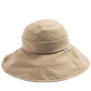 帽子 レディース 大きいサイズ 撥水 完全遮光 遮光100％ UVカット つば広 折りたたみ  飛ば...