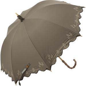 完全遮光 日傘 遮光率100% 晴雨兼用 傘 かわず張り 撥水 レディース 長傘 紫外線カット 遮熱...