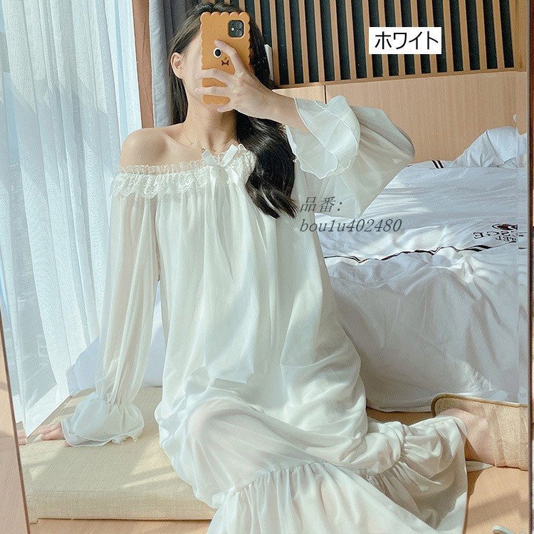 日本最大級 大人可愛い 部屋着 レディース パジャマ ネグリジェ 長袖 姫 ロング丈 ワンピース 春夏秋 ネグリジェ レースネグリジェ シースルー オシャレ新作ネグリジェ ネグリジェ サイズ:M - edudepart.com 日本最大級 大人可愛い 部屋着 レディース パジャマ ネグリジェ 長袖 姫 ロング丈 ワンピース 春夏秋 ネグリジェ レースネグリジェ シースルー オシャレ新作ネグリジェ ネグリジェ サイズ:M - edudepart.com