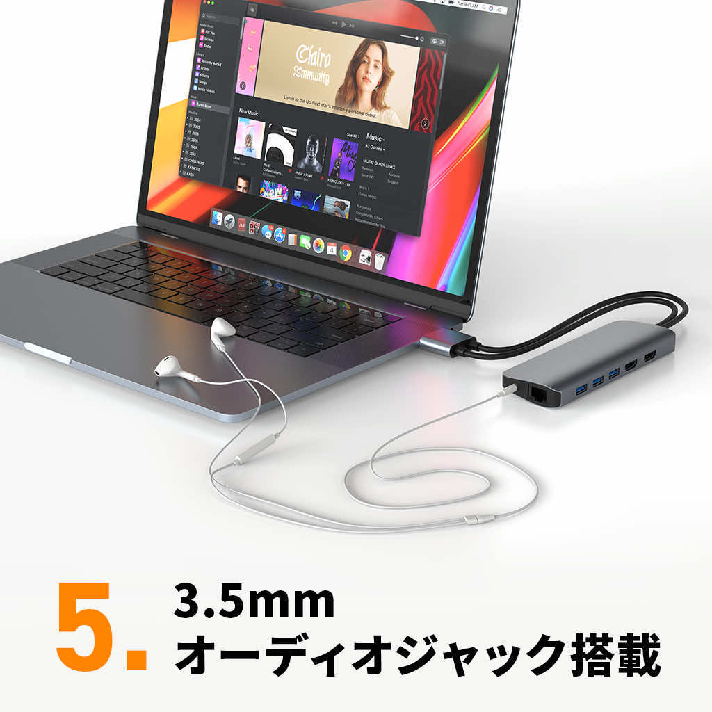 HyperDrive VIPER 10-in-2 USB-C ハブ｜boworld｜10