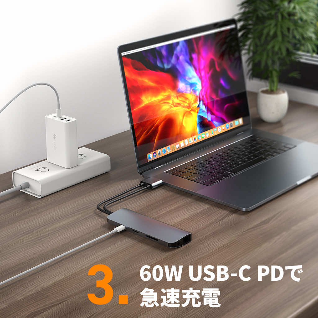HyperDrive VIPER 10-in-2 USB-C ハブ｜boworld｜08