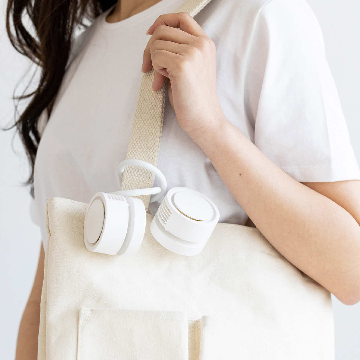 新品/未開封/NECKBAND FAN FLEX//首かけ扇風機 首掛け扇風機 羽なし くびかけ扇風機 ネックファン 携帯扇風