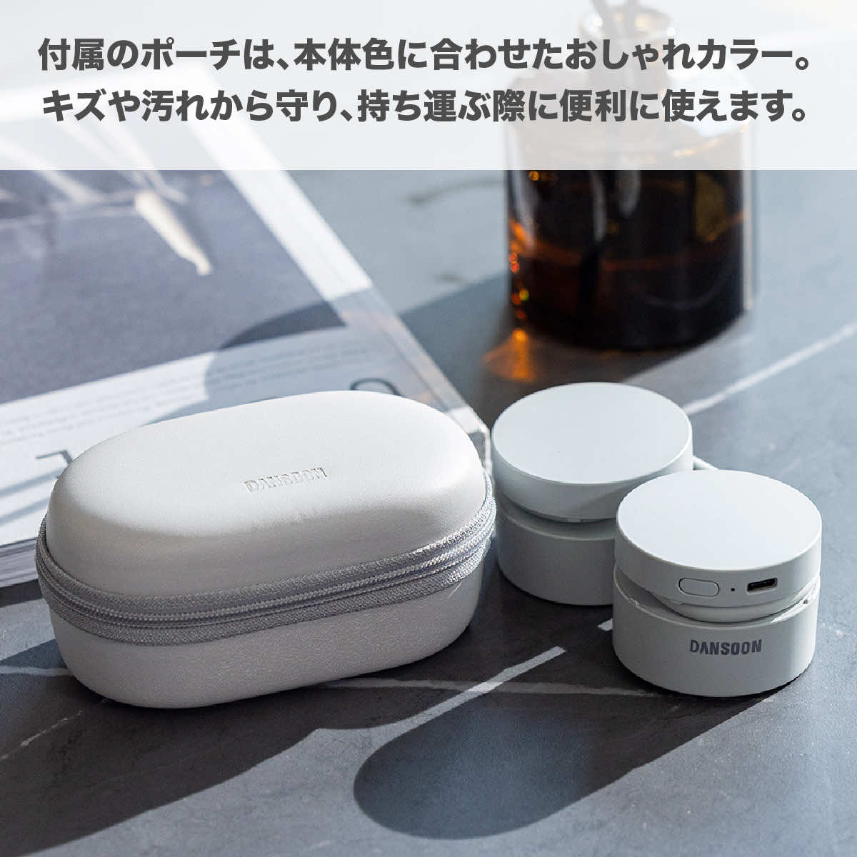 2点セット【新品同様】Neck Band Fan Rolling 携帯扇風機 ネックバンドファンローリング ポータブル扇風機 Neck Band Fan