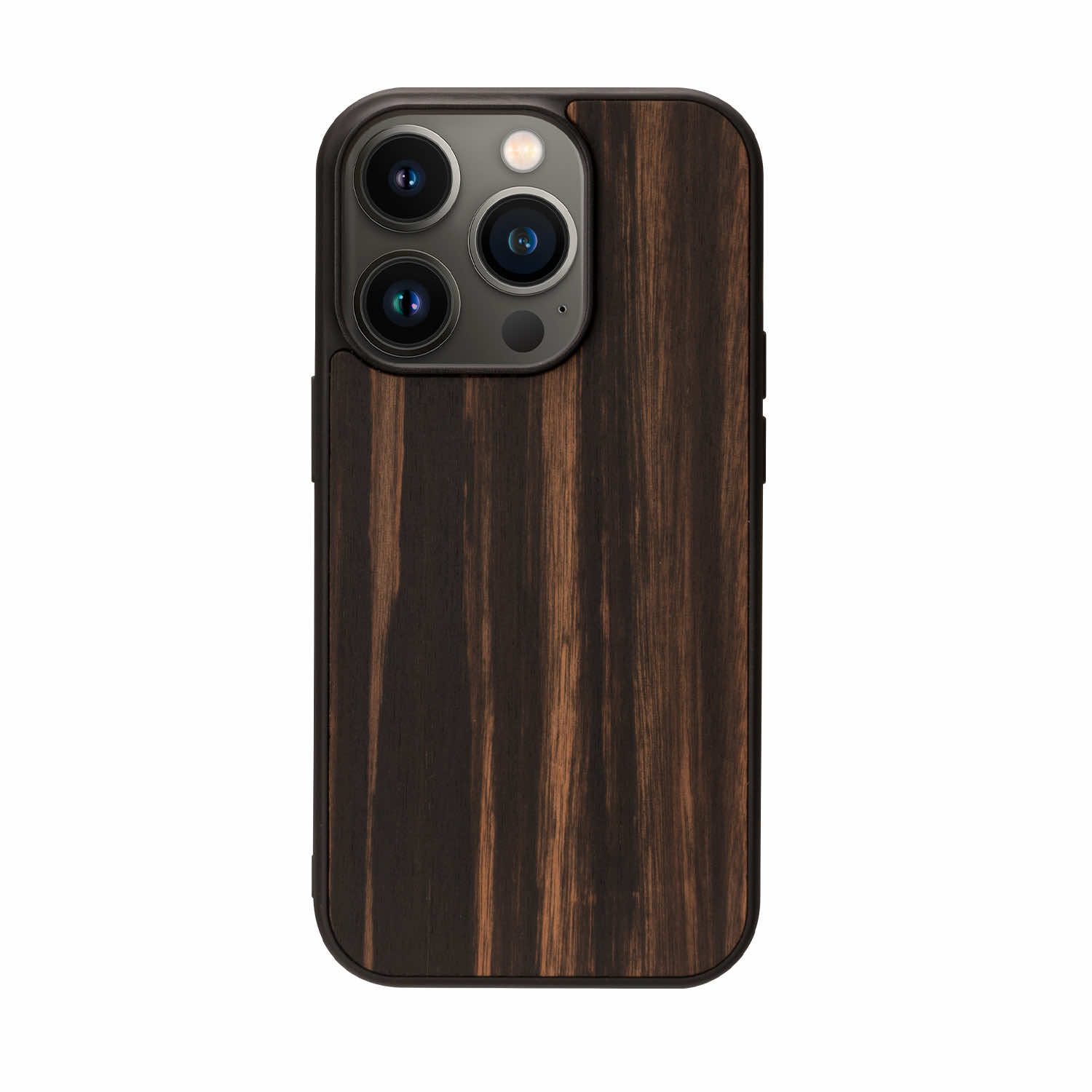 Man&Wood 天然木ケース for iPhone 14 Pro Max Ebony｜boworld