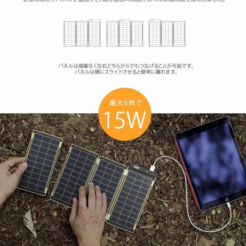 YOLK] ソーラー充電器 Solar Paper 15W