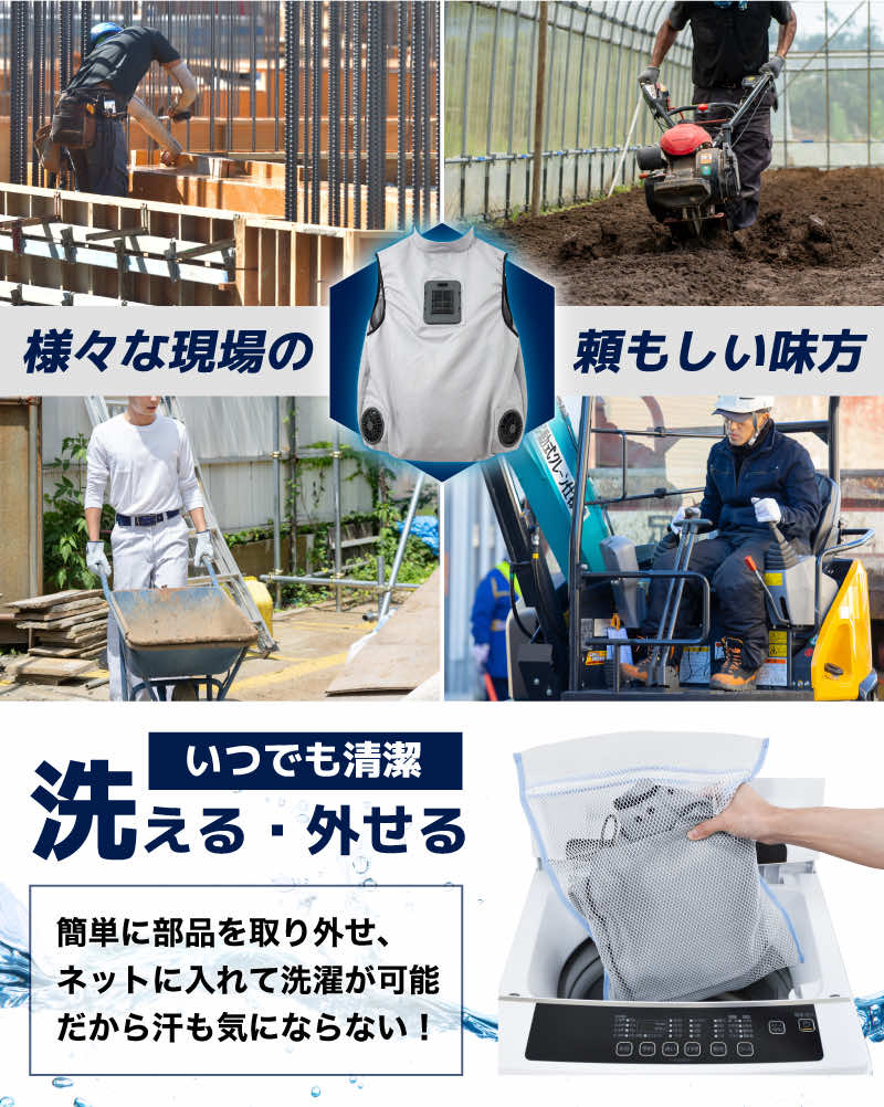 空調服 冷蔵服２ ペルチェベスト 作業着 夏用 作業 ベスト 空調服 暑さ