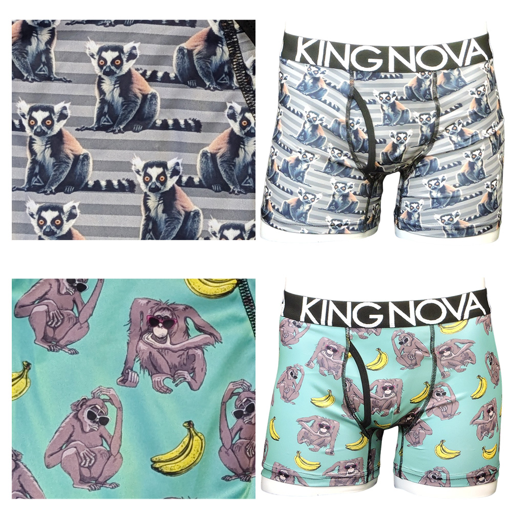 3枚セット】 ボクサーパンツ メンズ 前あき M L LL KING NOVA