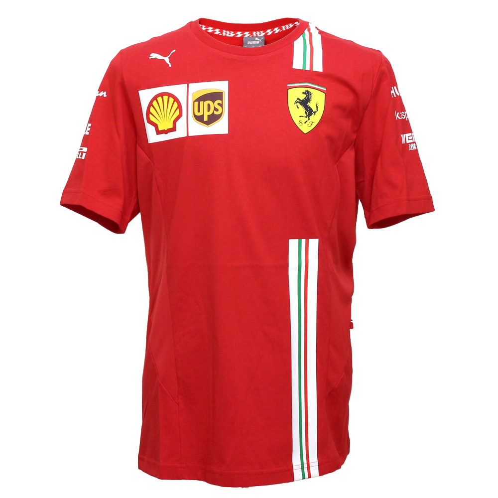 Ferrari PUMA スクーデリア フェラーリ チーム Tシャツ 2020 レッド