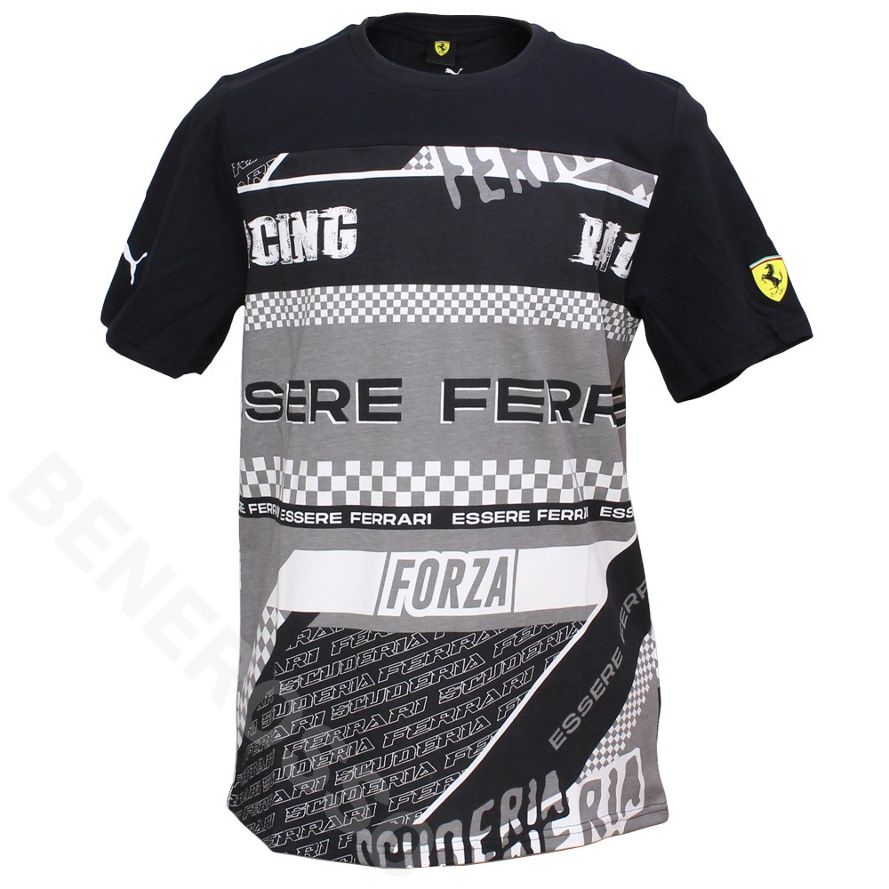 Ferrari（フェラーリ） PUMA SF FW グラフィック Tシャツ ブラック 