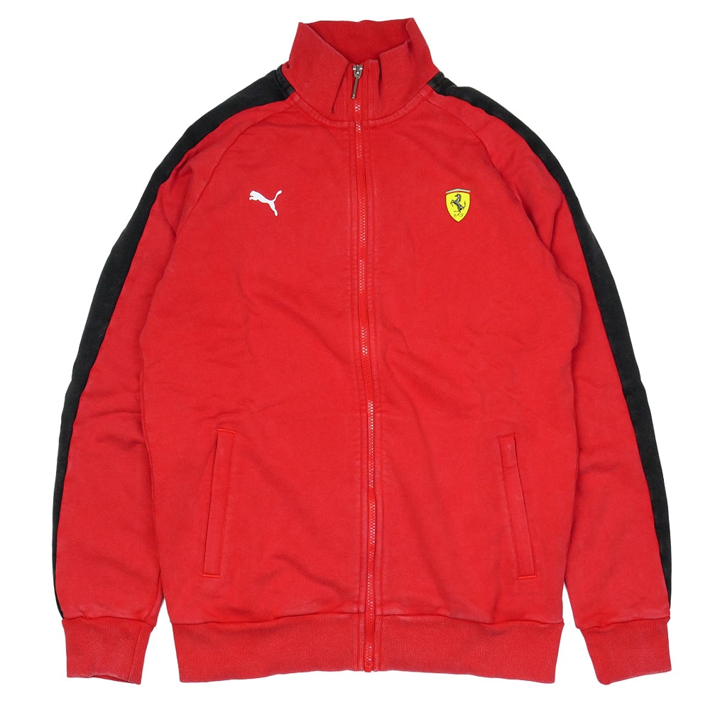 PUMA スクーデリア フェラーリ ソフトシェル ジャケット 2025 レッド Puma x Scuderia Ferrari® T7 oversized jacket| Ferrari® Store