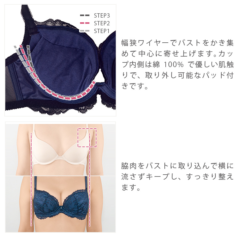 ナイトブラ 夜用ブラ 左右独立のクロス構造 品番 Nwsw0000094 Nowest Shop ノウェストショップ のレディースファッション通販 Shoplist ショップリスト