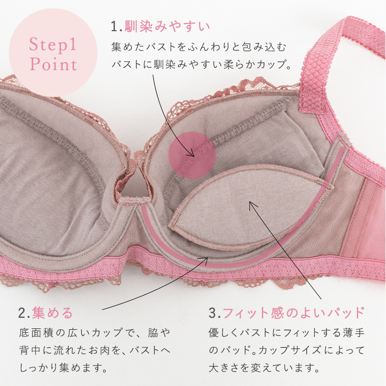 BRADELIS NewYork 育乳 育乳ブラ ブラジャー下着 補正 bradelis