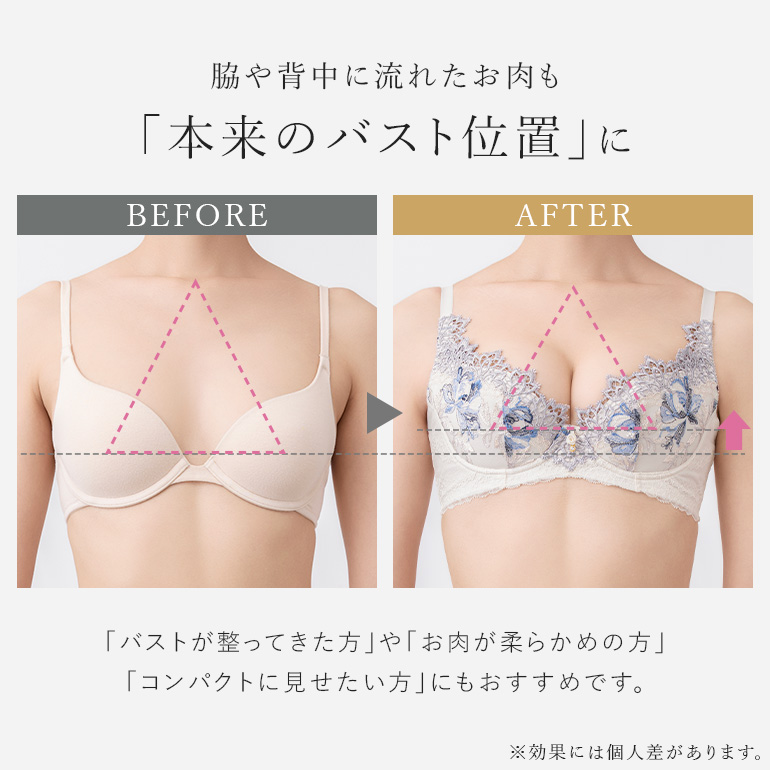 育乳ブラ ブラジャー 下着 補整 補正 谷間 バストアップ ブラデリス BRADELIS bradelis BRNY ブラデリス ヴィオラステップ3ブラ25A1 ヴィオラタイプの画像