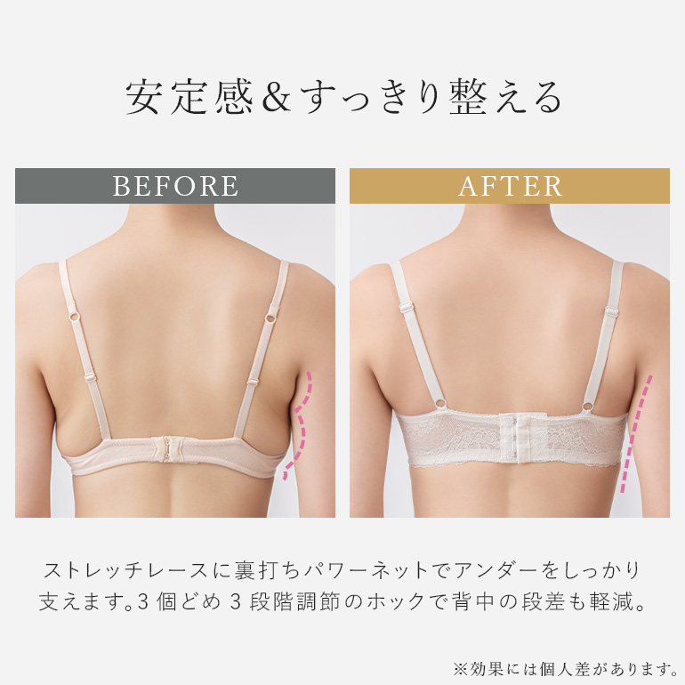 育乳ブラ ブラジャー 下着 補整 補正 谷間 バストアップ ブラデリス BRADELIS bradelis BRNY ブラデリス ヴィオラステップ3ブラ25A1 ヴィオラタイプの画像
