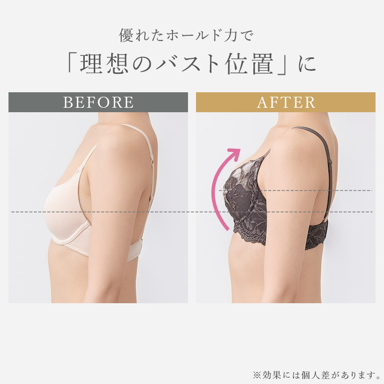 ブラジャー ブラ 下着 補整 補正 脇高 脇肉 はみ肉 育乳 寄せ上げ バストアップ レース bradelis ブラデリス ウェンディステップ1ブラ25A1 ウェンディタイプの画像
