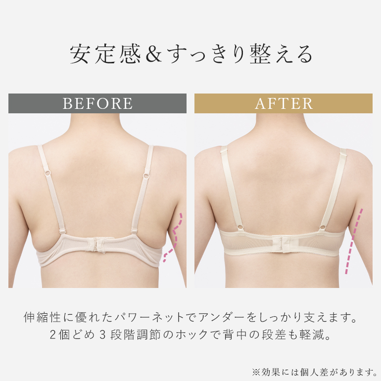 ブラジャー ブラ 下着 レディース 脇高 補整 補正 谷間 育乳 バストアップ レース BRADELIS bradelis ブラデリス ナオミステップ2ブラ25A3 ナオミタイプ 0101slの画像