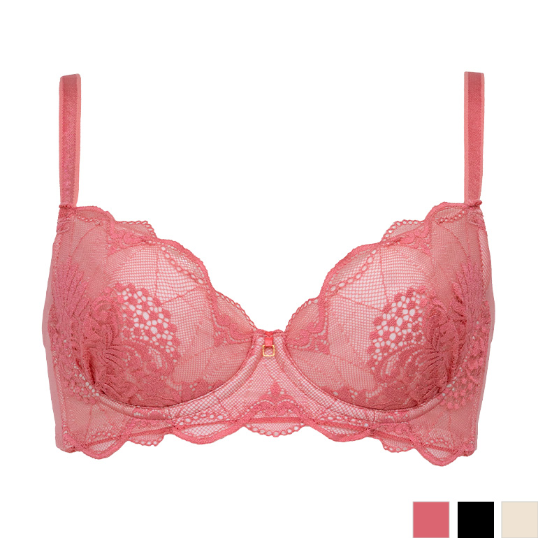 ブラデリスステップ1ブラジャーショーツセット 70C/Mテラコッタコーラルピンク BRADELIS NewYork（ブラデリスニューヨーク） ブラジャー ブラ 下着