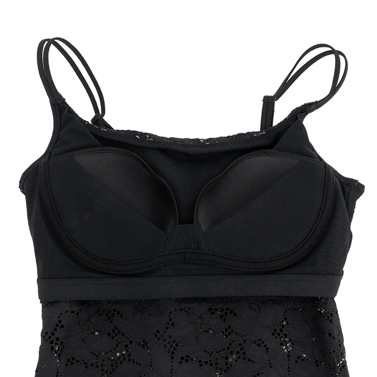 BRADELIS NewYork ブラキャミ　補正下着　LL 2枚　ブラック BRADELIS NewYork（ブラデリスニューヨーク） ブラトップ ブラキャミ
