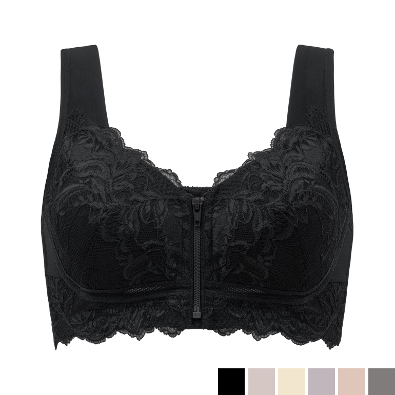 BRADELIS NewYork ブラジャー ノンワイヤー フロントファスナー