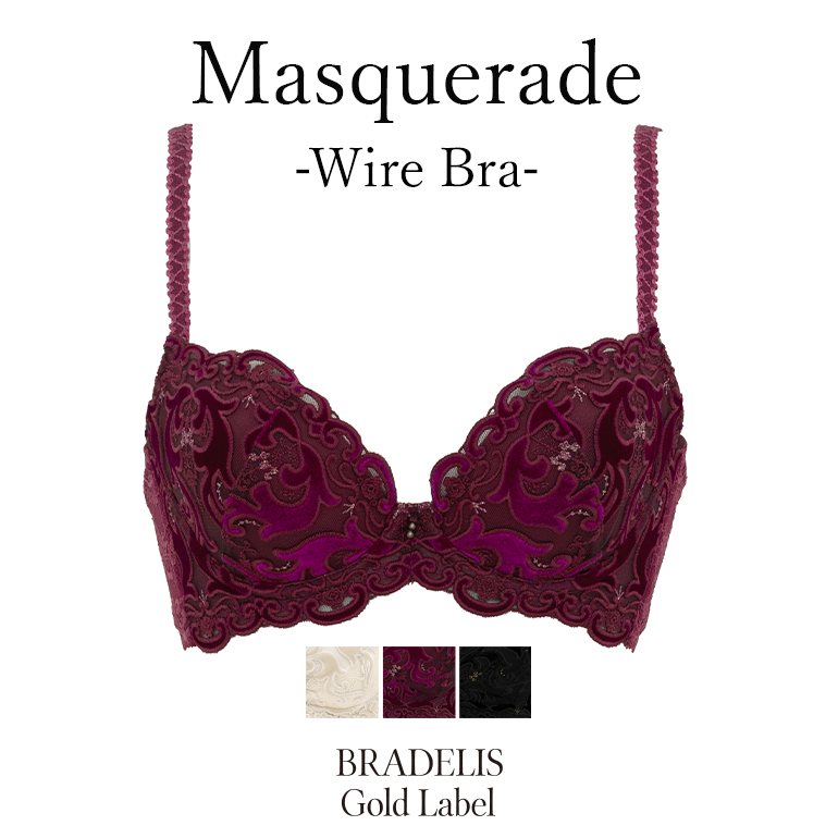 ブラデリスニューヨークゴールドレーベル Masquerade Wire Bra